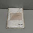 DAPU 100% Linen Pillowcases 20x40 Inches Pillow Cases (Pack of 2) with Envelope Closure, Stone Washed Breathable and Cooling (White, King)