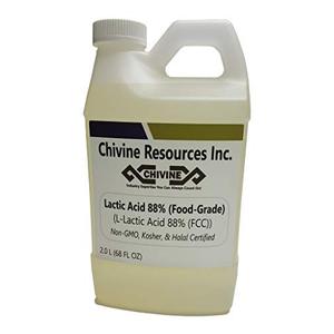 Lactic Acid 88% (Solution) Food Grade, Non-GMO; Kosher & Halal Certified