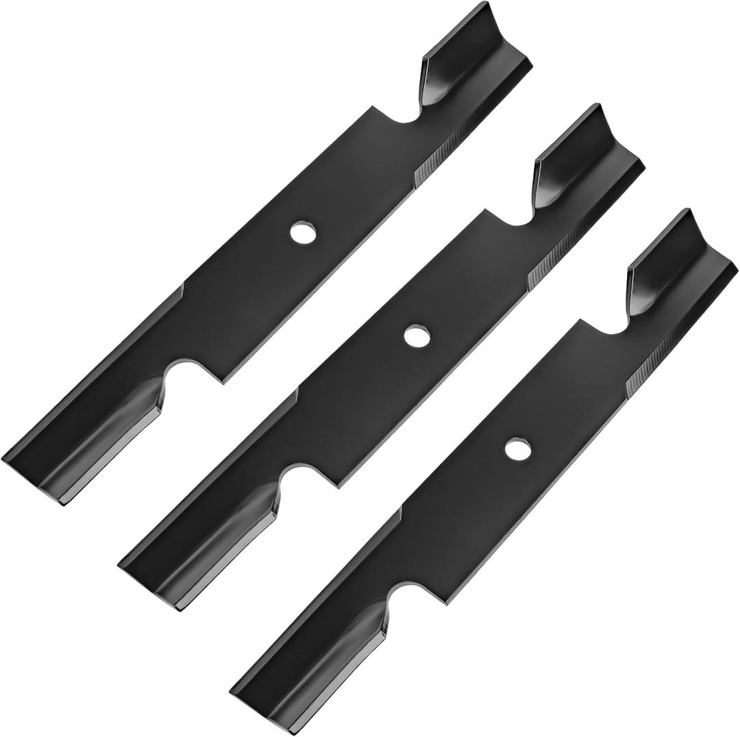 Replacement 482878 High Lift Blades, Compatible with 36" 52" Deck Scag Tiger Cub Wildcat Turf Tiger Lawn Mowers Tractors, Replace 21227S, 482462, 48108, 481707, 481711, 3 Pack
