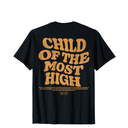Child Of The Most High, Child Of God, Christian Word On Back T-Shirt M