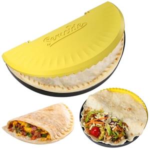 1Pack Tortilla Crimper, 10-12” Flour Tortilla Sealer | DIY Make Sealed Tacos, Quesadillas, Burritos & More | Tortilla Press for Christmas Party | BPA-Free, Dishwasher Safe, Tortilla Press Maker