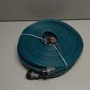 LINEX Sprinkler Soaker Hose 50 ft 2 pack for Garden Lawn Watering Hose with Hose Stakes