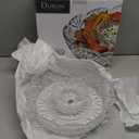 Godinger Dublin Chip and Dip Server,  Crystal Platter Dish, for Appetizers, Snacks, Vegetables & Dips  Serving Tray for Entertaining