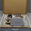 Phenyx Pro Wireless Microphone System, Metal Wireless Mic Set, Handheld Cordless Dynamic Microphones for Singing, Karaoke, Church, 2x30 UHF Tunable Frequencies,200 ft Range (PTU-52-2H)