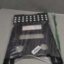 ACKO Folding Step Stool 13 Inch, Sturdy Collapsible Step Stool Foldable Up to 300 lbs for Adults, Non Slip Lightweight Foot Stools with Handle, Ideal for Kitchen, Bathroom, Bedroom, Garden (Black)