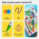 ARTISTRO 36 Acrylic Paint Markers - Paint Pens for Calligraphy, Brush + Fine Tips - For Fabric, Rock, Glass, Wood, DIY, Craft, Canvas - Art and Craft Supplies for Adults, Teens, Kids