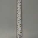 WRAPAHOLIC Reversible Wrapping Paper - Mini Roll - 17 Inch X 33 Feet - Gold Print and Delicate Polka Dots Design for Birthday, Christmas, Wedding, Baby Shower