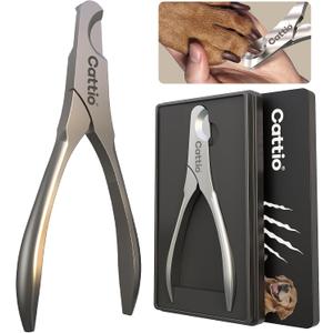 Dog Nail Clippers - All Steel Material, Built-in Spring,Heavy Duty Dog Nail Trimmer Full Metal Razor Sharp Professional for All Dogs Cats with Thick Toena,Dog Nail Trimmers