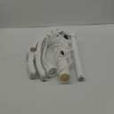 Stand Misters for Outside Patio with Adjustable Riser Tube (up to 46in) - 5 Brass Nozzles and 26FT Line Standing Misting Cooling System for BBQ, Patio, Pool, and Water Activities