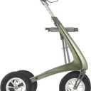 byACRE Carbon Overland/All Terrain Carbon rollator/Big Pneumatic Wheels/Lightweight at only 14.8 lbs/Foldable with seat