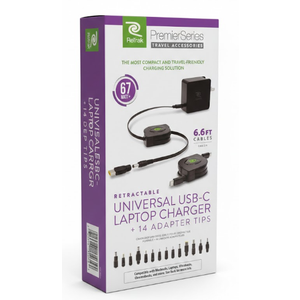 Retractable Universal USB C Laptop Charger