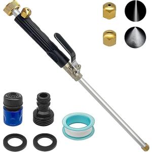 Amazon.com: Pymga Upgraded Jet Nozzle Pressure Washer Wand for Garden Hose with 2 Different Nozzles and Hose Quick Connectors, Jet High Pressure Washer Tools for Tackling Tough Grime And Dirt with Ease : Patio, Lawn & Garden
