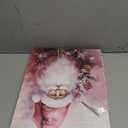 DSHFG Vintage Pink Christmas Canvas Wall Art Set of 3, Christmas Pink Housewarming Gifts for Women, Christmas Wall Decor for Home Kitchen Bedroom Living Room, 11x14 Framed