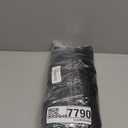 Fisoew Womens Summer Mini Dresses Casual Crewneck Knitted Crochet Hem Flowy Tank Sundress (Small, Black)