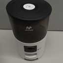 IMIPAW Automatic Cat Feeders, 3L Timed Cat Dry Food Dispenser with Desiccant Bags, Dual Power Supply, Programmable Portion Size, 6 Meals, 20 Portions Per Day, Auto Pet Feeder for Cats and Small Dogs (White)