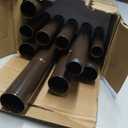 TONIAL Bronze Double Curtain Rods for Windows, 72-150 Inch, Simple Finials