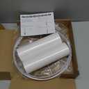 White Lamp Shades Set of 2, Drum Lampshades 13" Top x 13" Bottom x 10" High (Spider), Replacement Lamp Shades Natural Linen Hand Crafted for Table Lamps Floor Lamps Pendent Light, Assembly Required