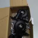 Apllamo 3" Casters Set of 4 4 Heavy Duty Quiet Casters, Max Load 2000LBS. Suitable to do Soft Wheels for cart, Glide Quietly and Protect The Floor, casters Set of 4 Heavy Duty.