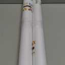 Koogel White Wrapping Paper Roll, 15" x 450"(38') Solid Color Gift Wrapping Paper for Packing Gift Wrap Parcel Wall Art Crafts Floor Covering, Set of 2