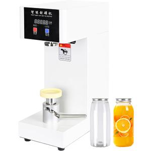 Automatic Can Sealing Machine, Intelligent Electric Cup Bottle Sealer Machine with Counter & LCD Display, 2.2” Dia. & 5.7”-7.9” Height Tin Can Seaming Closing Capping Machine