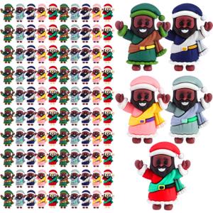 100 Pcs Mini Jesus Figures Easter Party Favors, Multicolor Jesus Loves You Christ Figurines, Religious Gifts for Sunday School, Church Event, Easter Basket Stuffers