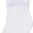 Hanes womens Ankle Socks, Comfort Toe Seamed, White & Black Available, 6-pack (White)