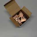 Ripeng 24 Pieces Brick Wall Clips and Hooks for Hanging Outdoors No Drill, Brick Hangers Fit 2-1/4 to 2-3/8 Inch Hooks to Hang Wall Decor, Pictures, Christmas Decorations Hangers (Copper Red)