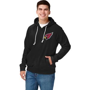 FOCO Men's Drop Tail Full Zip Hoodie (XX-Large, Team)