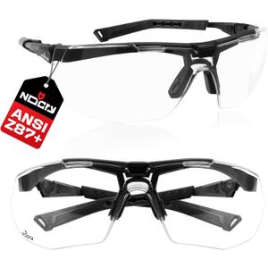 NoCry Anti Fog Safety Glasses for Men and Women ANSI Z87 Rated, Scratch-Resistant Eyewear with Adjustable Temples and Nose Pad 100% UV Eye Protection