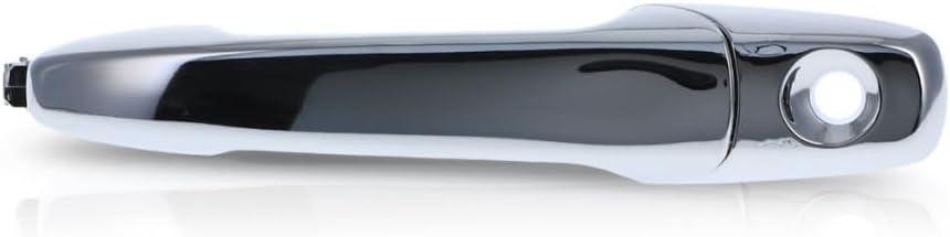 For Lincoln MKX 2007 2008 2009 2010 Exterior Door Handle Front, Driver Side Chrome | With Key Hole| Trim:All Submodels