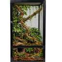 45 Gallon Reptile Enclosure 32"x18"x18" Mesh Chameleon Cage,Superior Ventilation Vertical Screen Tank for Chameleon,Crested Geckos,Leopard Geckos,Bearded Dragon,Lizards,Spider,Butterfly