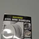 Navona 12 Pcs New Upgrade Steel Wire Dishcloth,Triple-Layer Steel Wire Cleaning Cloth,Powerful Cleaning Non-Scratch Wire Dishcloth Rag for Cookware, Sinks, Dishes, Stove Tops