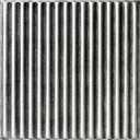 À LA MAISON CEILINGS R133 Corrugated Pre-Painted Foam Glue-up Ceiling Tile (384 sq. ft./ Case), Pack of 144, Antique Silver