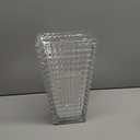 MCMCNCUIU Crystal Glass Vase, Large Crystal Vases for Flowers, Large Flower Vase, Black Modern Vases for Living Room, Bedroom, Kitchen, Dining Table, Mantle, Wedding, 11 Inches