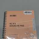 HIMI Gouache Pad 8.5X8.5''(98lb/160g) 50 Sheets Mix Paper Pad, Side Wire Bound, Fine Texture, in Gouache Acrylic Art Pad for Sketching, Ink Sketch Book, Art Supplies Drawing Pad Gift (Pink)