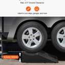 VEVOR 1Piece Vehicle Ramp 20000 lbs/9 Ton Capacity Car Service Ramp, Effortlessly Lift 5.5" High, Durable Nonslip & Portable, for Routine Tire Replacement Repairs, Work with Tandem Wheel Vehicles