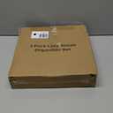 LAMU 3 Pack Lazy Susan Organizer Turntable for Cabinet, Pantry Organizers and Storage, Rotating Condiment Organizer for Kitchen, Table Top, Fridge, Countertop, Spice Organization, 9.25'' 10.6'' 12'' (Clear)