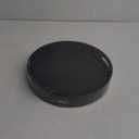 Lazy Susan Organizer Homerays 12 Inch Non-Skid Bamboo Lazy Susan for Kitchen Rotating Spice Rack with Handles, Wood Turntable for Kitchen Cabinet, Countertop (Black, Medium)