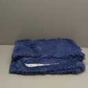 FVVRAX 6x9 ft Ultra Soft Shag Area Rug - Plush Fluffy Non-Shedding Carpet for Bedroom & Living Room, Modern Home Decor Bedside Rug for Kids Nursery Dorms, Easy Clean, Cobalt Blue