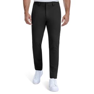 BLUE CHILL Mens Golf Pants Quick Dry with Pockets Black 32W30L