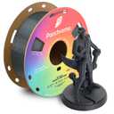 Polymaker Panchroma Galaxy PLA Filament 1.75mm, Galaxy Dark Grey 3D Printer PLA Filament 1kg - Twinkling 3D Printing Filament, Dimensional Accuracy +/- 0.03mm (0.6mm Nozzle Required)