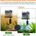 hygger Aquarium Activated Carbon, Premium Natural Coconut Shell Activated Charcoal for Freshwater and Saltwater, Fish Tank Filter Media, Water Purification Carbon (45.8 oz with Fine Mesh Bag)