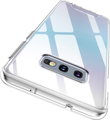 Rayboen for Samsung Galaxy S10e Case, Crystal Clear Shockproof Protective Durable Slim Fit Phone Cover for Galaxy S10e with Transparent Scratch-Resistant Hard PC Back