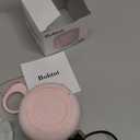 Bobtot Portable Bluetooth Speakers with Strap Easy to Carry, Wireless IPX5 Waterproof Mini Speaker with Loud Stereo Sound, 20 Hours Playtime, Rechargeable Battery, Built-in Microphone, Pink