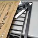 Cumbor 29.7-40.6" Baby Gate for Stairs, Baby Essential Safety Gate, Mom's Choice Awards Winner-Dog Gate for Doorways, Pressure Mounted Auto-Close Pet Gates for Dogs Indoor, Durable Child Gate, Black