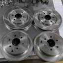 PHILTOP Front & Rear Brake Kit For 2003-2007 Honda Accord, Drilled & Slotted Brake Rotors Ceramic Brakes Pads Replacement : 11.1" inch Front, 10.21" inch Rear Rotor