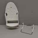 Iron Board Wall Mount, Wall Mount Ironing Boards, Iron Holder Wall Mounted Heat Resistant Widened Electric Iron Organizer with Hooks for Closet Hotel White