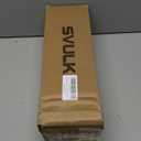 SVULK 3 Inch Stainless Steel Exhaust Tip, 3" Inlet to 4" Inch Outlet,12"/305mm Long Polished Clamp on Exhaust Tailpipe Tip, Double Wall & Slant Cut Exhaust Finish Tailpipe with Clamp