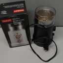 Bodum Bistro Electric Coffee Blade Grinder, Adjustable, 5 Grind Settings, 3 Ounces, Black