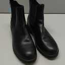 Vepose Women's 9607 Chelsea Ankle Boots Pull-On Booties for Women (8.5, Black)